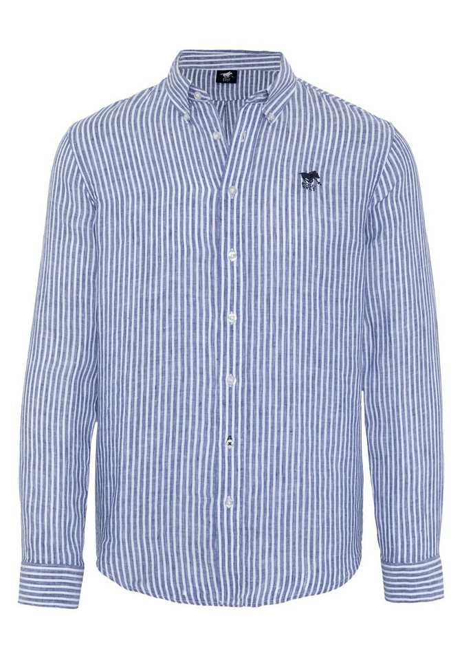 Polo Sylt Langarmhemd mit Label-Stickerei von Polo Sylt