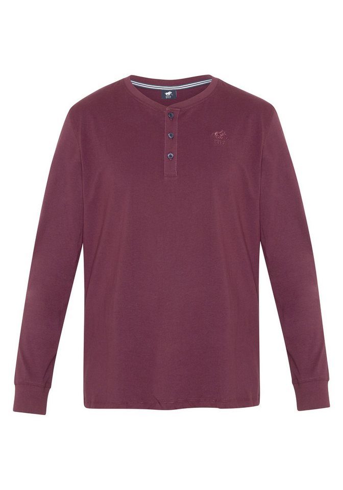 Polo Sylt Langarmshirt im Henley-Look von Polo Sylt