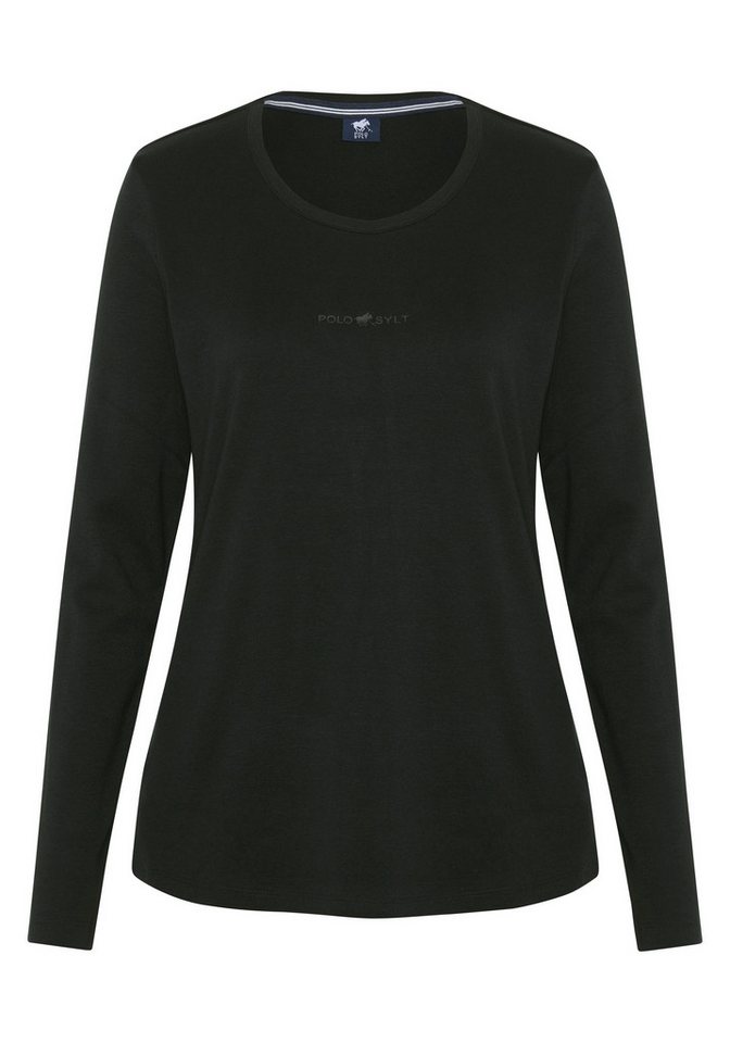 Polo Sylt Langarmshirt im Label-Design von Polo Sylt