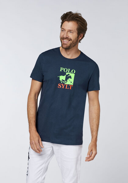 Polo Sylt Logo-Shirt aus Jersey – GOTS zertifiziert von Polo Sylt