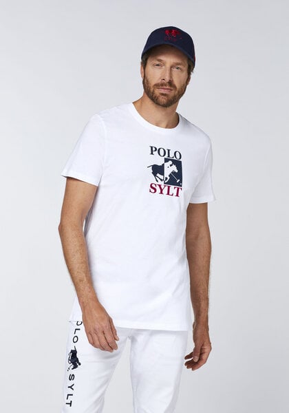 Polo Sylt Logo-Shirt aus Jersey – GOTS zertifiziert von Polo Sylt
