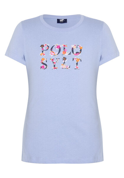 Polo Sylt Mädchen-Shirt mit Floral-Logo-Schriftzug von Polo Sylt