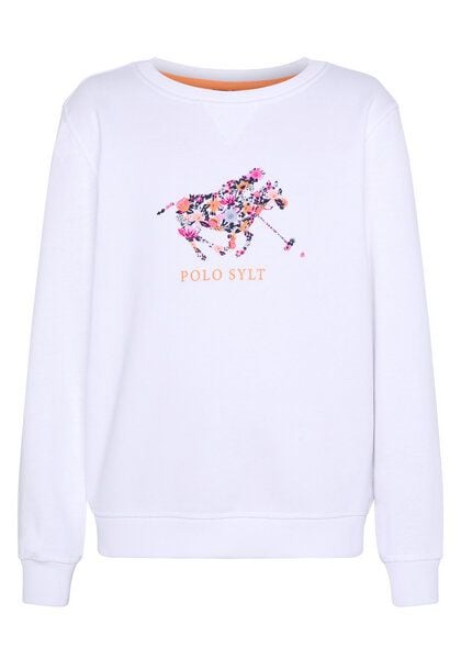 Polo Sylt Mädchen-Sweater mit geblümtem Logo – GOTS zertifiziert von Polo Sylt
