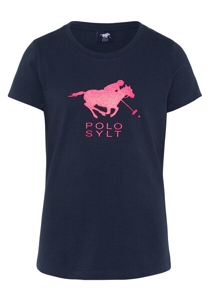 Polo Sylt Mädchen-Shirt mit Glitzer-Logo von Polo Sylt
