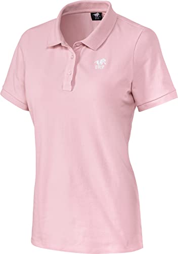 Polo Sylt Poloshirt Kurzarm, sportlich Elegantes Polo für Damen, Polohemd aus weichem Stretch-Piqué, Damenbekleidung, Rosa, Gr. L von Polo Sylt