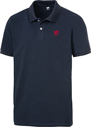 Polo Sylt Poloshirt Kurzarm, sportlich Elegantes Polo für Herren, Polohemd aus weichem Stretch-Piqué, Herrenbekleidung, grau, Gr. M-3XL von Polo Sylt