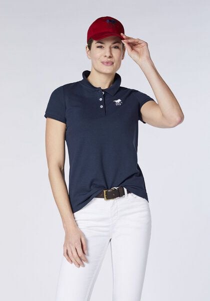 Polo Sylt Regular-Fit Poloshirt aus Piqué mit Label-Stickerei von Polo Sylt
