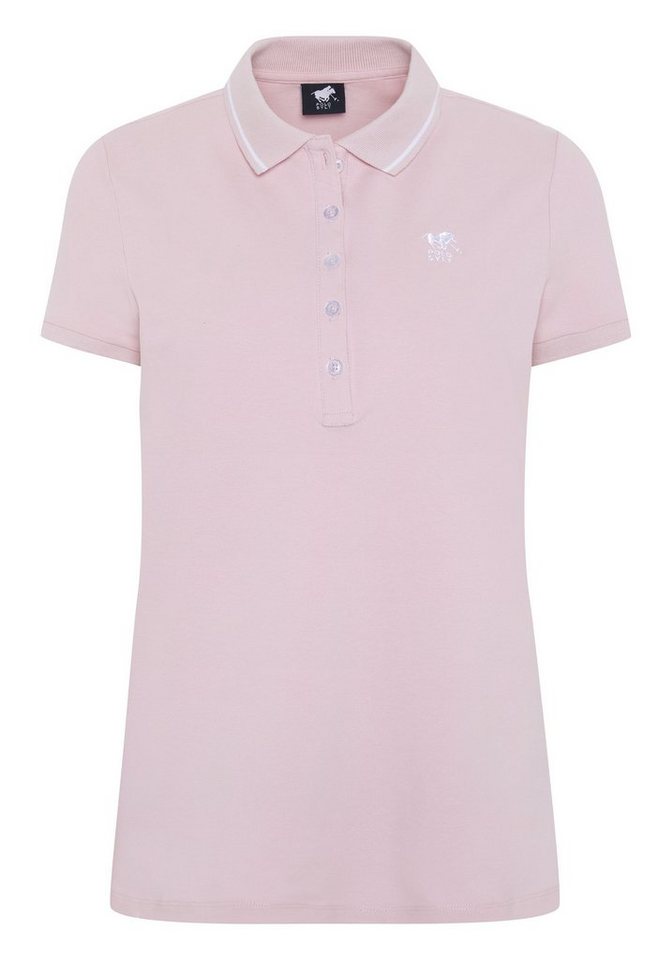 Polo Sylt Poloshirt im Basic-Stil mit Label-Stickerei von Polo Sylt