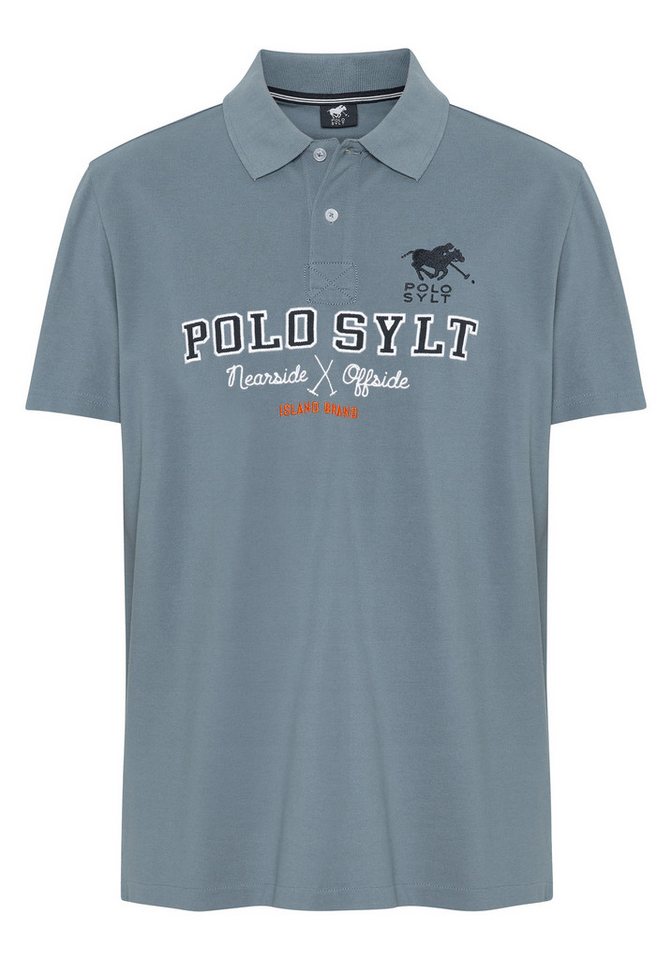 Polo Sylt Poloshirt mit Logo-Applikation und Stickerei von Polo Sylt