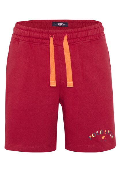 Polo Sylt Regular-Fit Jungen-Sweatshorts aus Baumwollmix mit buntem Logo von Polo Sylt