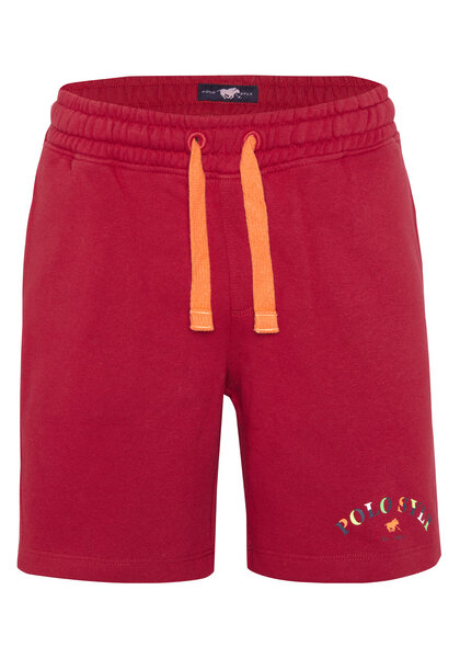 Polo Sylt Regular-Fit Jungen-Sweatshorts aus Baumwollmix mit buntem Logo von Polo Sylt