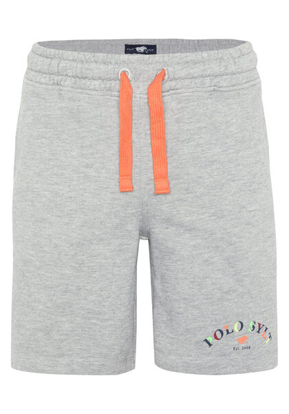 Polo Sylt Regular-Fit Jungen-Sweatshorts aus Baumwollmix mit buntem Logo von Polo Sylt