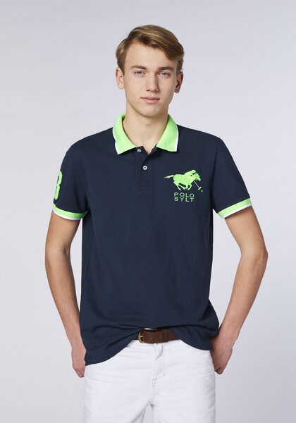 Polo Sylt Regular-Fit Poloshirt im Label-Stil von Polo Sylt
