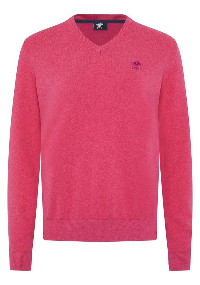 Polo Sylt Strickpullover mit Streifen und Logo-Stickerei von Polo Sylt