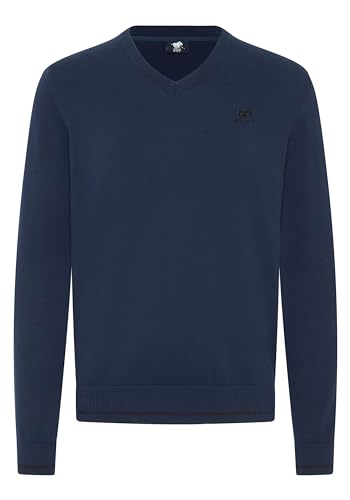 Polo Sylt Strickpullover mit V-Neck und Stickerei von Polo Sylt