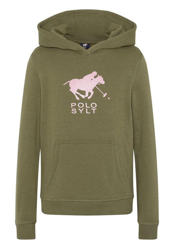 Polo Sylt Sweatshirt mit glitzerndem Label-Motiv von Polo Sylt