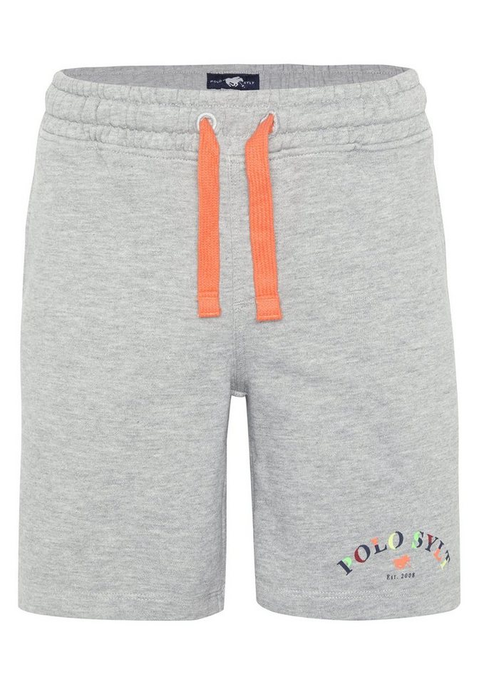 Polo Sylt Sweatshorts mit Logo von Polo Sylt