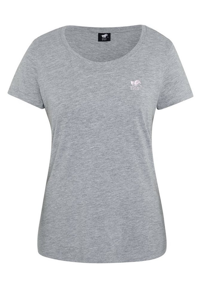 Polo Sylt T-Shirt mit Logo-Akzent (1, 1-tlg) von Polo Sylt