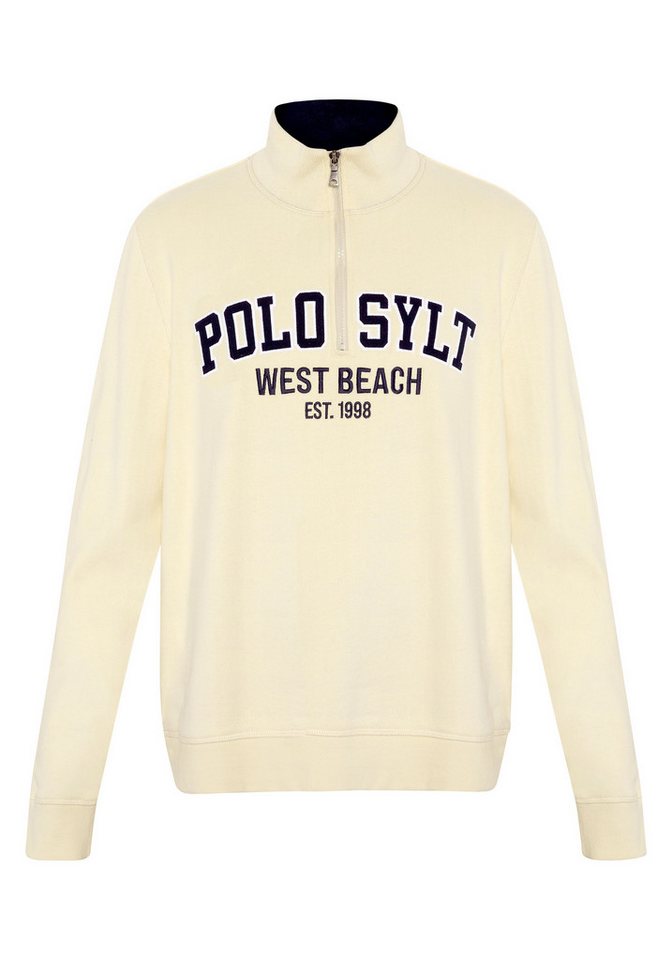 Polo Sylt Troyer im Label-Design mit Schriftzügen von Polo Sylt