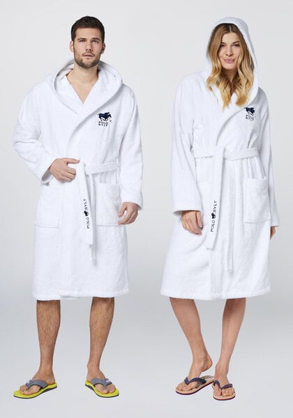 Polo Sylt Unisex-Bademantel aus Baumwolle mit Label-Stickereien von Polo Sylt