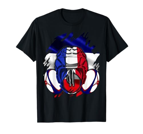 Rugby-Trikot, Kinder, Herren, Flagge, Hahn, Herren, Damen T-Shirt Rugby-Trikot, Kinder, Herren, Flagge, Hahn, Herren, Damen T-Shirt von Polo de Rugby Joueur Humour helmet Drôle sport