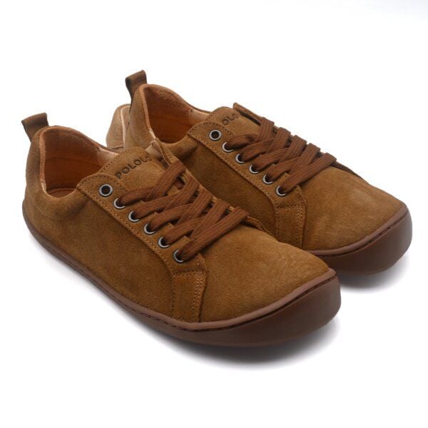 Pololo Barfuß Sneaker für Erwachsene, chromfrei gegerbtes Leder von Pololo