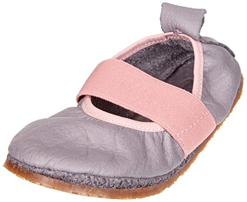 Pololo Jungen Mädchen Barefoot Ballerina Linda Outdoor grau Ballerinas, 20 EU von Pololo