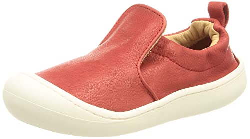 Pololo Jungen Unisex Kinder Chico Leder rot Sneaker, 21 EU von Pololo