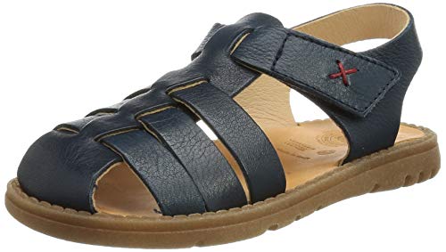 Pololo Jungen Unisex Kinder Fiesta Flat Sandal, blau, 20 EU von Pololo