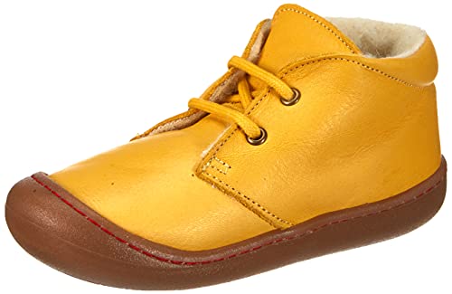 Pololo Jungen Unisex Kinder Juan Wollfutter gelb Stiefelette, 25 EU von Pololo