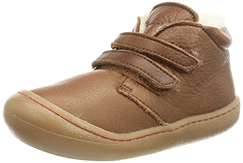 Pololo Jungen Unisex Kinder Nino Wollfutter braun Schneestiefel, 20 EU von Pololo