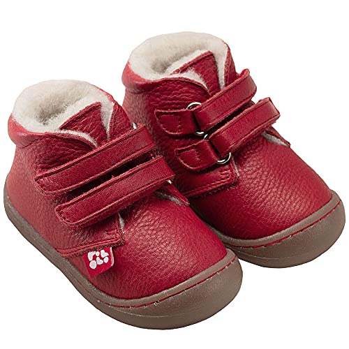 Pololo Jungen Unisex Kinder Nino Wollfutter rot Schneestiefel, 20 EU von Pololo