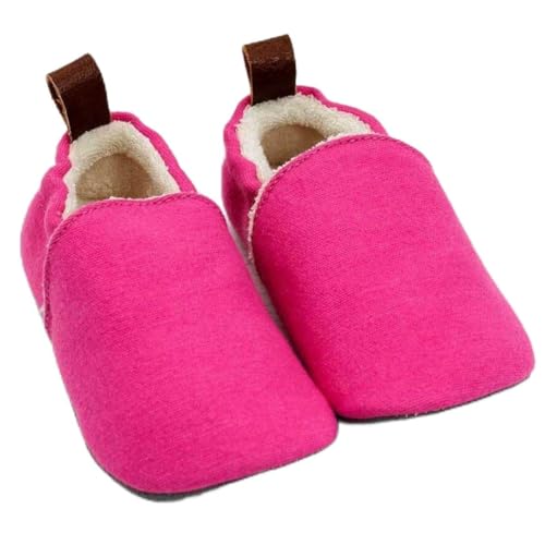 Pololo Kinder Barfußschuhe, Hausschuhe aus Bio-Baumwolle in Doppelgröße von Pololo