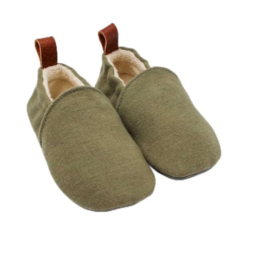 Pololo Kinder Hausschuhe aus Bio-Baumwolle in Doppelgröße von Pololo