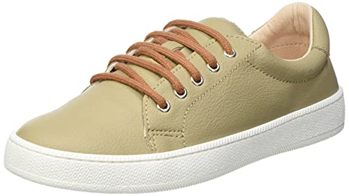 Pololo Unisex Kinder Maxi Vegan Beige Sneaker, Beige, 34 EU von Pololo