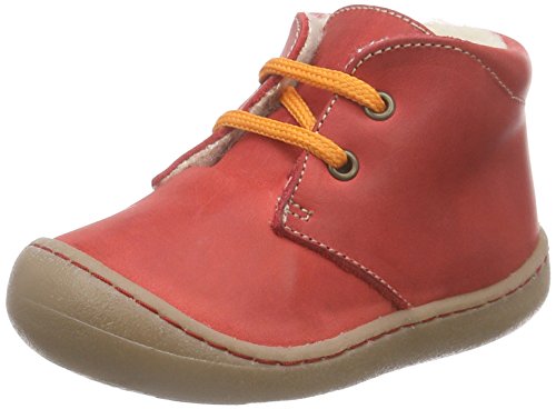 Pololo Unisex-Kinder Juan Wollfleece-Futter Bootsschuhe, Rot, 20 EU von Pololo