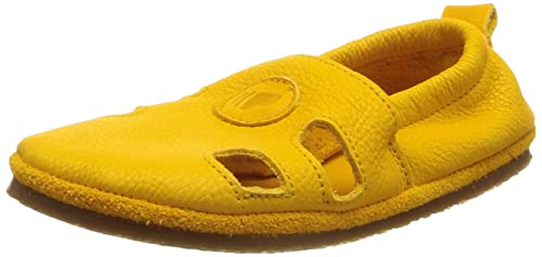 Pololo Unisex Kinderschuh, Barfuss Schuh für den Sommer, Gelb, flach von Pololo