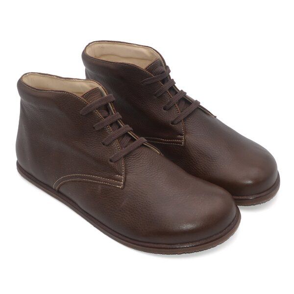 Pololo knöchelhoher Barfußschuh "Dublin", pflanzlich gegerbtes Leder von Pololo