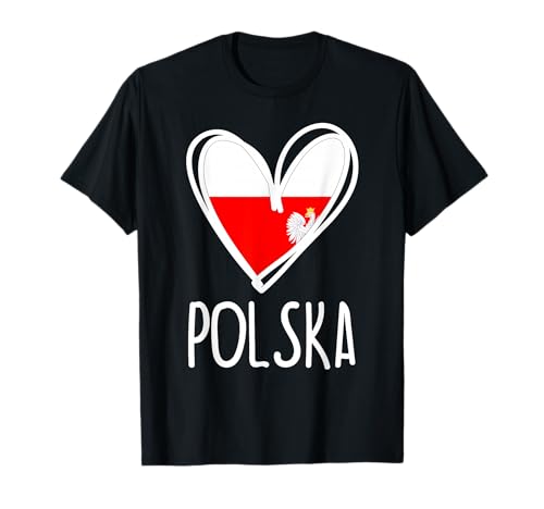 Patriotische Polen-Flagge, niedliches Herz, Polska-Flagge, Mädchen, Kinder T-Shirt von Polska Poland Flag Designs