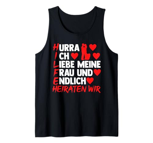 Herren Bräutigam Polterabend Junggesellenabschied Tank Top von Poltern JGA Junggesellenabschied