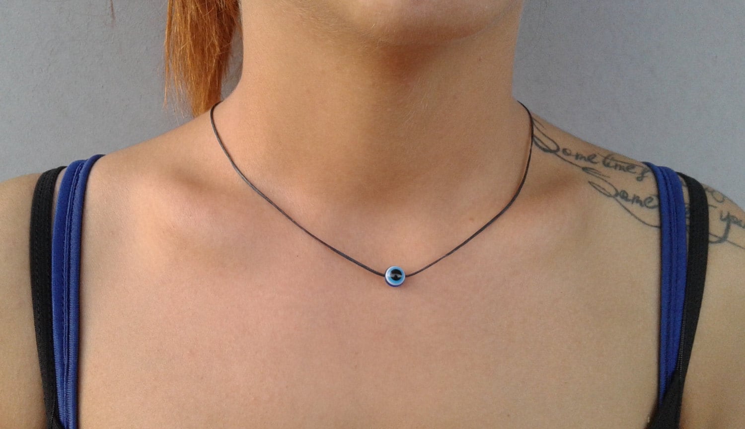 Kleine, Böse Augenkette, Glückskette, Ketten Des Bösen Auges, Silber, Geschenk Für Sie, Essiges Augenschmuck Kleine, Böse Augenkette, Glückskette, Ketten Des Bösen Auges, Silber, Geschenk Für Sie, Essiges Augenschmuck von Polumia
