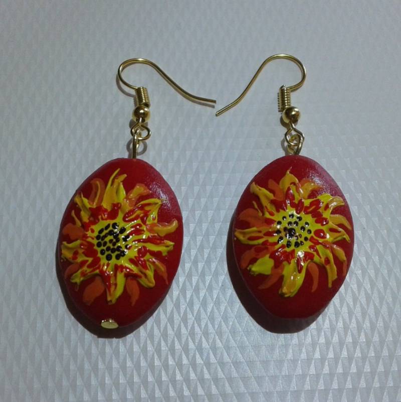 Malerei Auf Holz, Acrylfarbe, Äußerst Speziellen Schmuck, Holz Bemalt, Einzigartigen Schmuck von Polumia