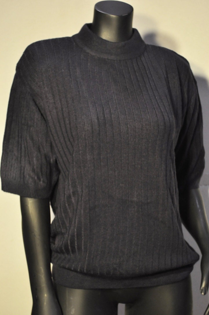 Damen Kurzarm Vintage Pullover von PolyEsthersApparel