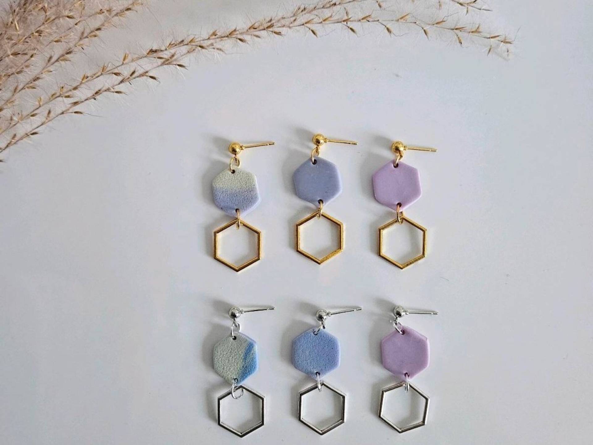 Ilse // Ohrringe Aus Polymer Clay Und Edelstahl Ilse // Ohrringe Aus Polymer Clay Und Edelstahl von PolyphonieDesign