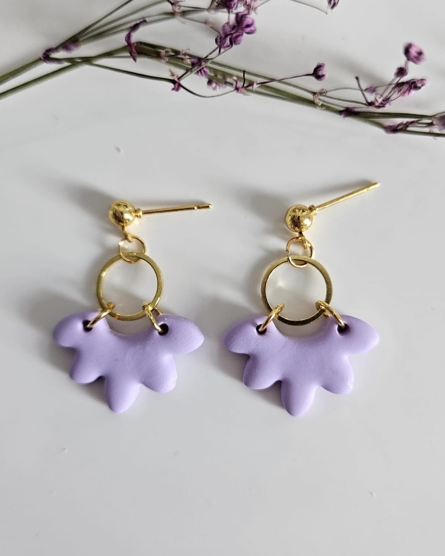 Lilo // Ohrringe Aus Polymer Clay Und Edelstahl Lilo // Ohrringe Aus Polymer Clay Und Edelstahl von PolyphonieDesign