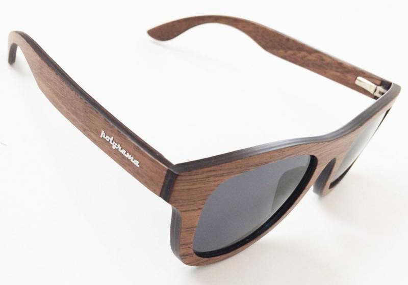 Polyrama Holz Wayfarer Polarisierte Sonnenbrille Polyrama Holz Wayfarer Polarisierte Sonnenbrille von Polyrama