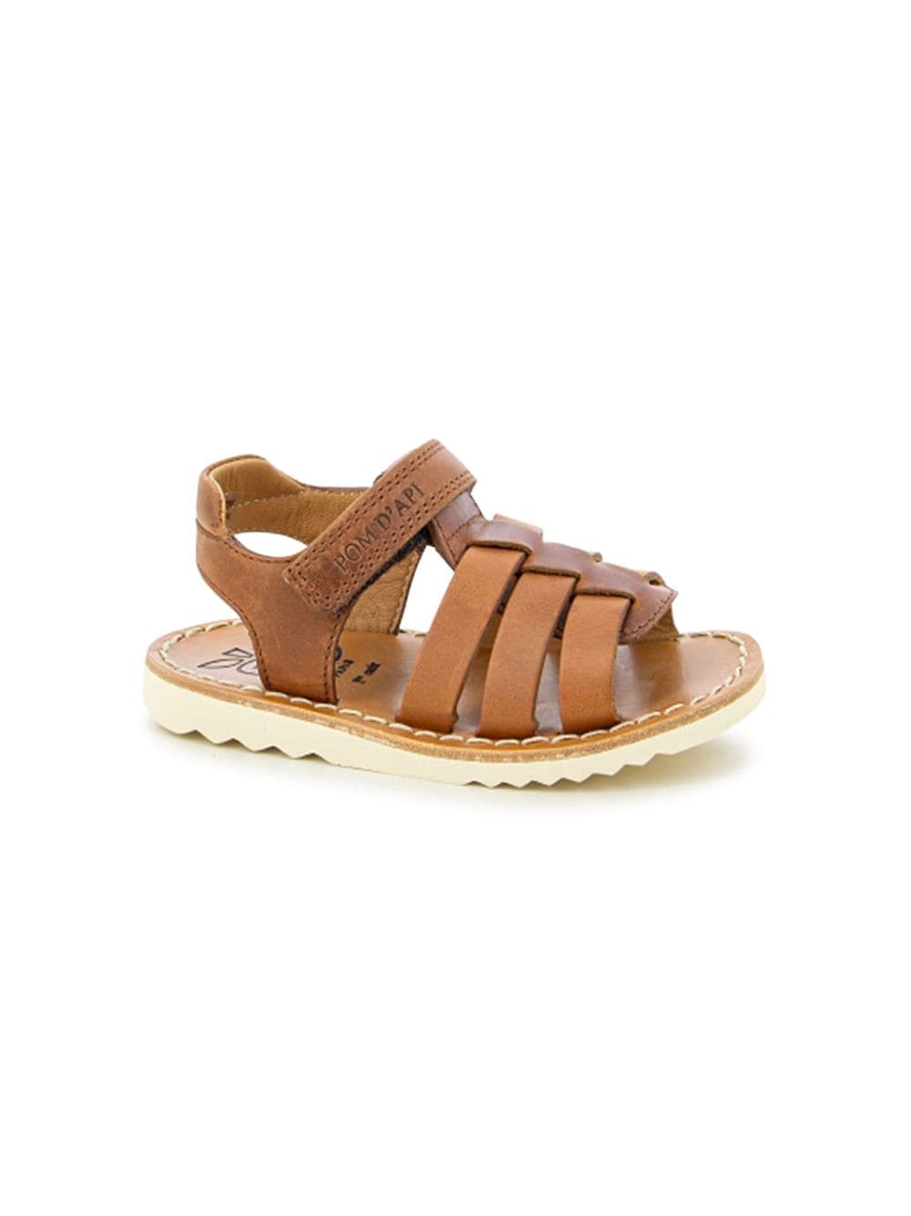 Pom D'api Waff New Boy leather sandals - Braun von Pom D'api