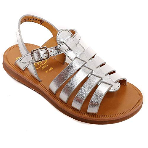 Pom API- – Sandale – Sandale PLAGETTE Strap Silber, Weiß - weiß - Größe: 29 Pom API- – Sandale – Sandale PLAGETTE Strap Silber, Weiß - weiß - Größe: 29 von Pom d'Api