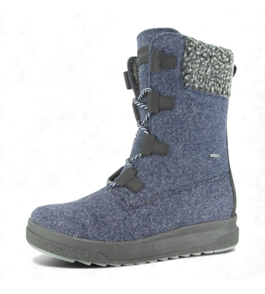 Pomar Reki GTX (Filzstiefel, wasserdicht, breit, extrem warm) dunkelblau Winterstiefel von Pomar