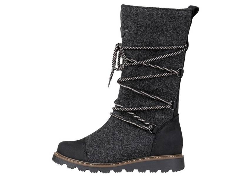 Pomar Ruka GTX (Filzstiefel, wasserdicht, extrem warm) grau Damen Winterstiefel von Pomar